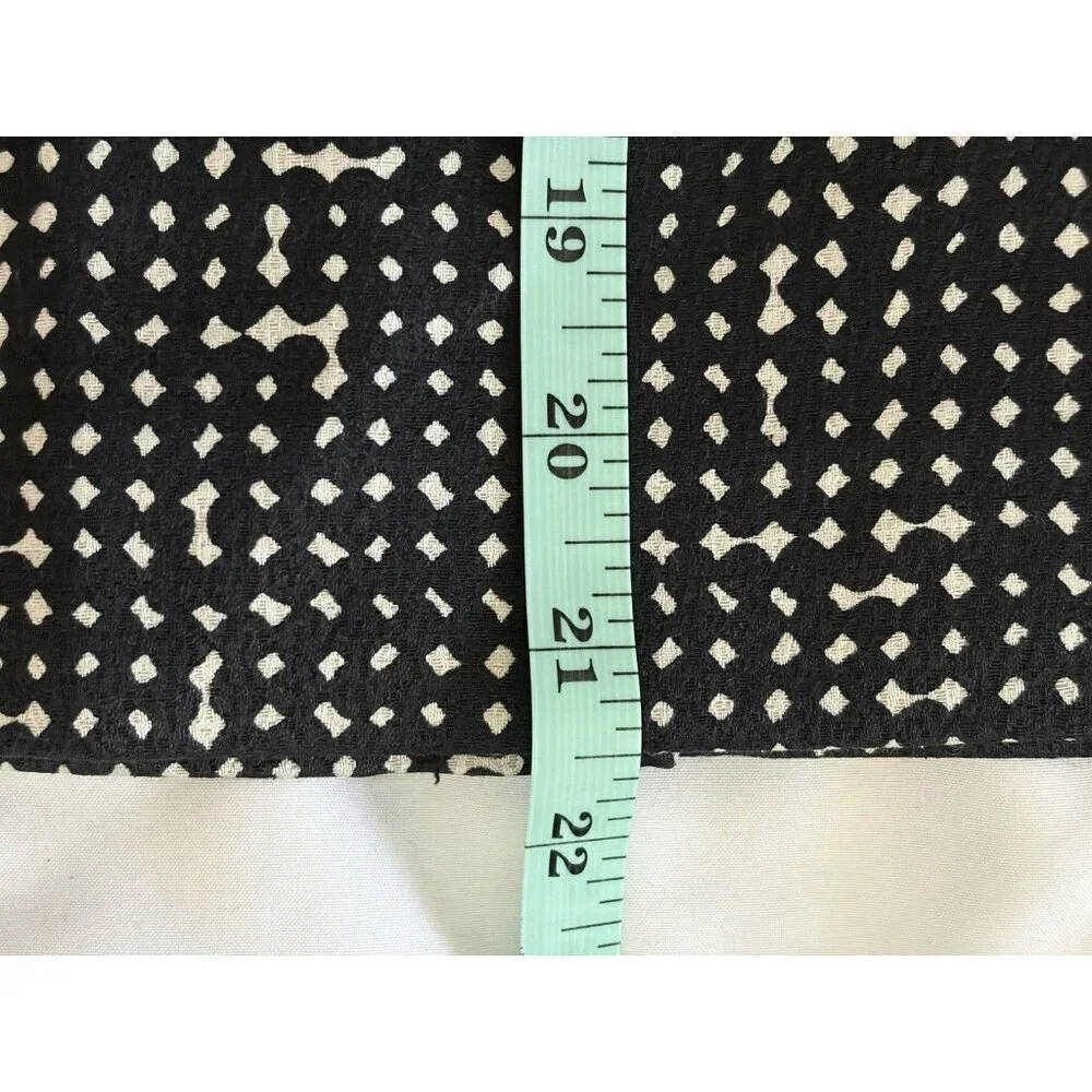 Tory Burch Black/Beige Women’s Wool/Silk Blend Short Length Skirt Size 4